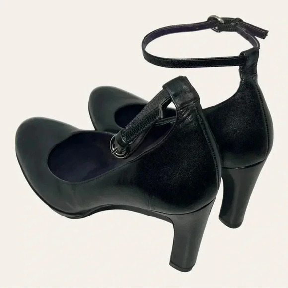 Women’s ANTONIO MELANI CLOSED TOE HEELS STRAP AROUND ANKLE‎ ADJUSTABLE SIZE 6.5 - Picture 4 of 11